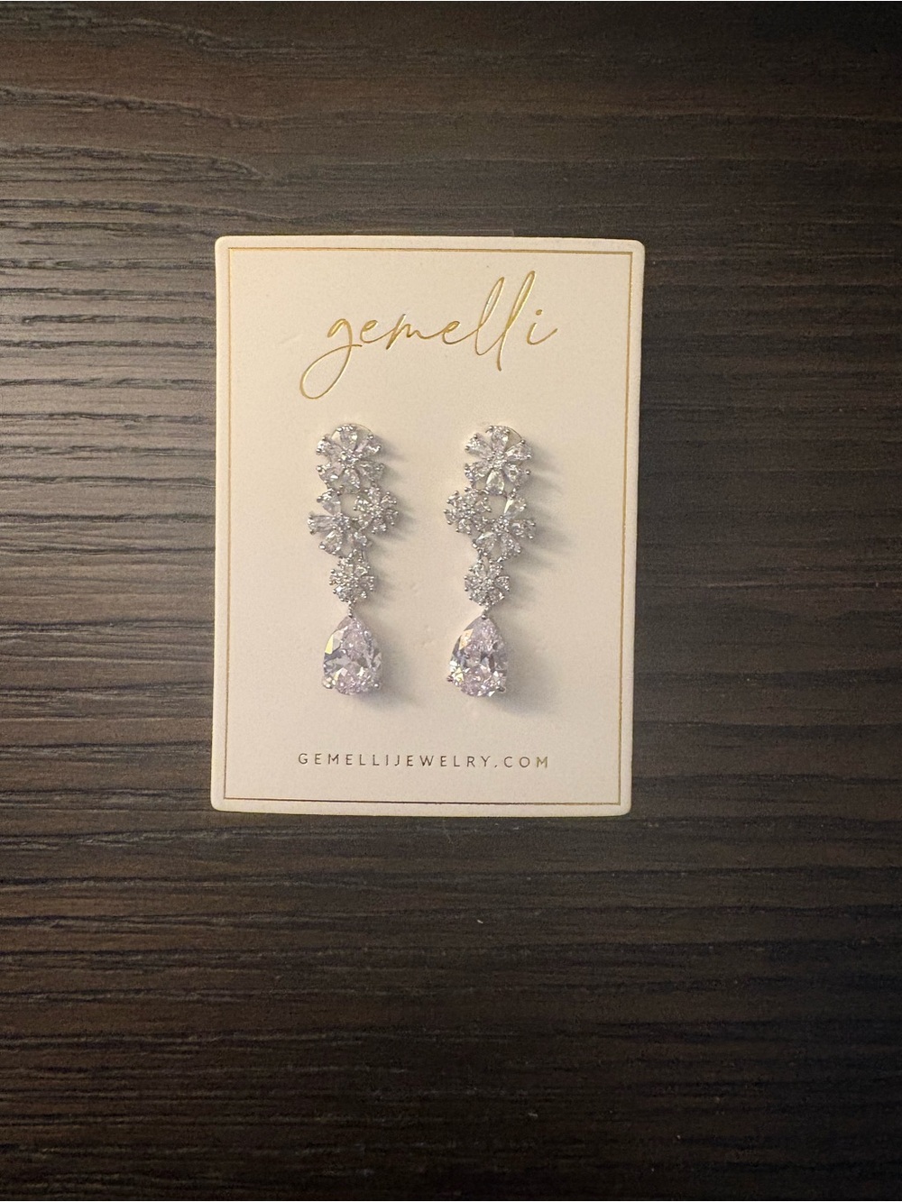 NEW Gemelli silver earrings
